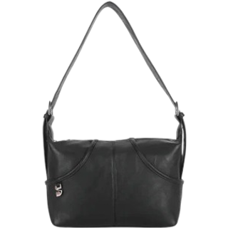 SILFEN Joan Sort skuldertaske (BLACK)