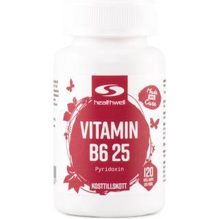 Vitamin B6 25, 120 kapsler