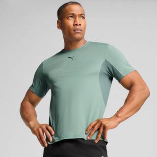 Men&#39;s Puma CLOUDSPUN Soft Breathable T-Shirt, Green, Size XL, Clothing - Green Moon Heather - XL