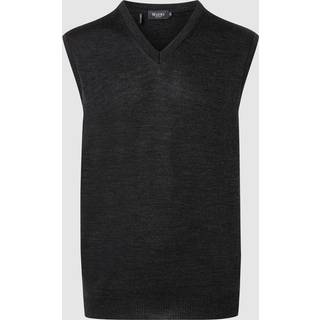 Maerz Herren V-Pullunder grau unifarben