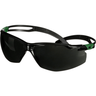SecureFit 500 besk.brille, sort stel/grå glas DIN5