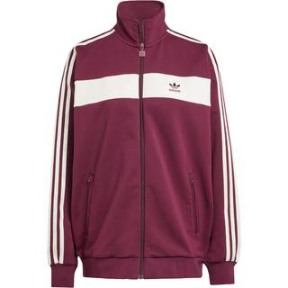 Colorblock træningsoverdel - Maroon / Cream White - S