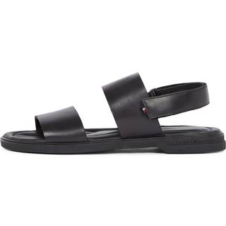 Double Strap Signature Leather Sandals