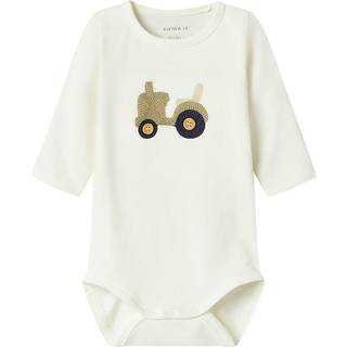 NAME IT Langærmet Body Bacto Cloud Dancer