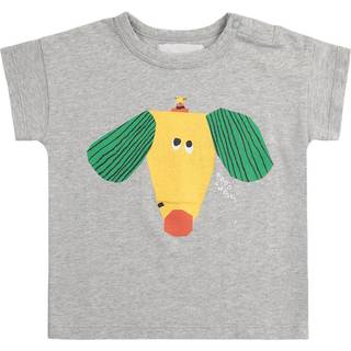 Bobo Choses Happy Dog Baby T-shirt Heather Grey 6 months  Grå  6 måneder  unisex