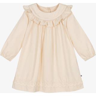 Molo Cailin Long-Sleeved Dress Brazilian Sand 104cm  Beige  104 cm  kvinde