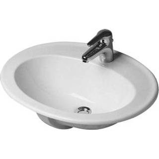 Duravit Duraplus håndvask for nedfældning 560x455 - Med wondergliss