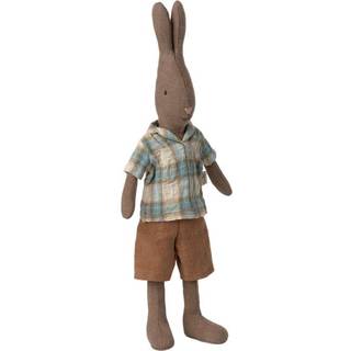 Maileg Hare - Str. 2 - Brun - Bluse og Shorts