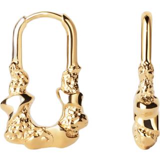 Camille Brinch Lumina Contrast Øreringe Forgyldt