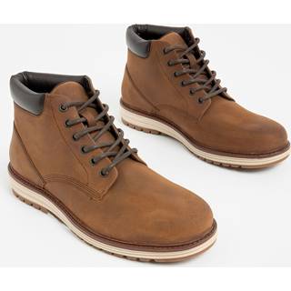 Next Tan/Brown Leather Sports Boots