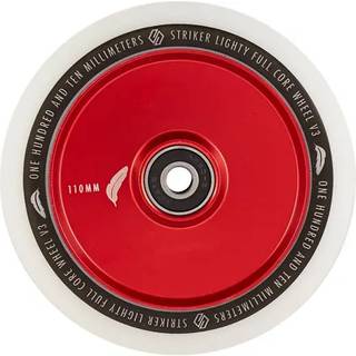 Striker Lighty Fullcore V3 Hvid PU 110mm Hjul Til Løbehjul - Red