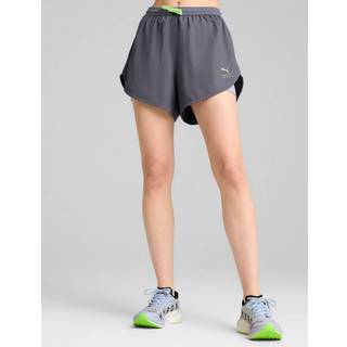 Women&#39;s Puma x HYROX ULTRAWEAVE 2-in-1 Shorts, Gray, Size XL, Clothing - Galactic Gray - XL