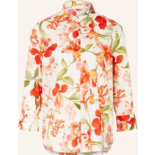 shirt-blouse in red printed