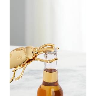 L'Objet Barware - 'Ladybug' bottle opener, gold in Gold stainlesssteel