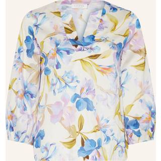 Skjortebluse - Blomstret Print - Multifarvet
