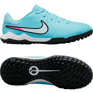 Nike Jr. Tiempo Legend 10 Academy Low Top-fodboldsko til mindre/større børn (grus) - blå - 35