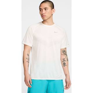 Kortærmet Nike Stride Dri-FIT ADV-løbetop til mænd - hvid - L