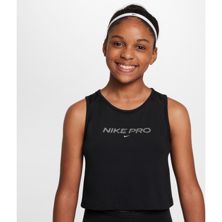 Nike Pro Dri-FIT-tanktop til piger - sort - L