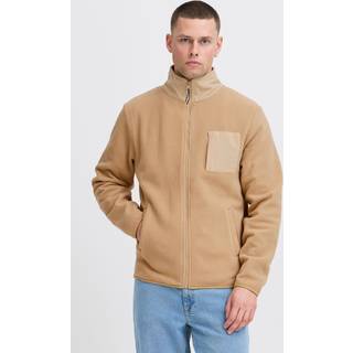Blend Blend Cream Zip Through Funnel Neck Fleece