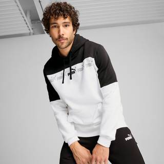 Men&#39;s Puma Around The Block Hoodie, White, Size XL, Clothing - White - XL