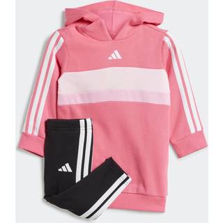 adidas Essentials Tiberio 3 Stribet Hættetrøje og leggingssæt12 - 18 måneder (80 - 86cm)