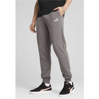 Men&#39;s Puma Essentials No. 1 Logo Sweatpants, Gray, Size S, Clothing - Cast Iron - S