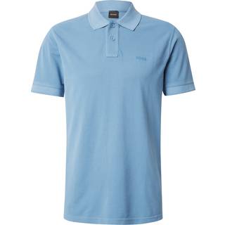 Poloshirt i bomuldspiqué med logoprint