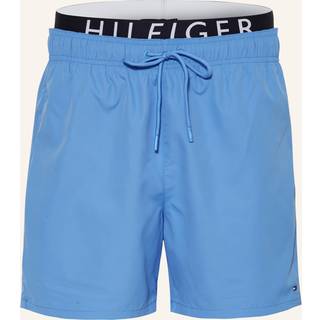 Tommy Hilfiger Herren Badeshorts blau Mikrofaser unifarben