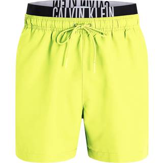 Double Waistband Swim Shorts - Intense Power - Yellow - M