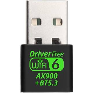 NÖRDIC USB 2.0 WIFI6 Bluetooth 5.3-adapter Dual Band 2.4G & 5GHz 600Mbps