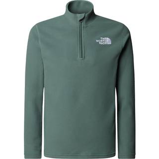 The North Face Teen's Glacier 1/4 Zip Pullover Fleecesweatere Børn størrelse S farve olivengrøn