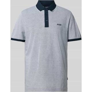 JOOP! Herren Polo-Shirt blau meliert