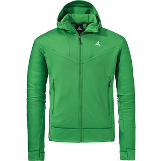 Schöffel Fleece Hoody Style Blaueis Fleecejakke Herrer størrelse 50 farve grøn
