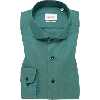 SLIM FIT Shirt in emerald plain