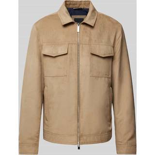 bugatti Herren Jacke beige unifarben