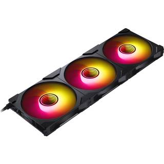 Phanteks M25 Gen2 DRGB 140mm PWM-blæser (sort/3-pakke)