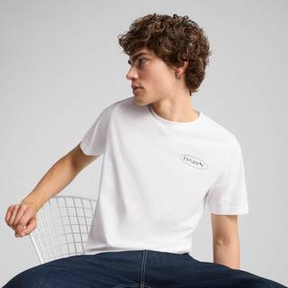Men&#39;s Puma Graphics 3 Circles T-Shirt, White, Size L, Clothing - White - L