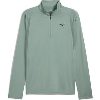 Men's Puma TAD TECH Fabric Mix 1/4 Zip, Green, Size XL, Performance - Green Moon - XL