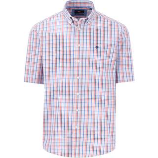 Fynch-Hatton Herren Kurzarmhemd multicolor kariert