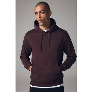 Next Burgundy Red Regular Fit Rich Jersey Fabric Hoodie