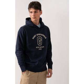 Gant Herren Hoodie blau unifarben