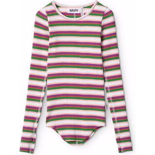 Molo Rochelle Long Sleeve T-shirt Jungle Stripe 122/128 cm  Lyserød  122/128 cm  kvinde