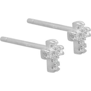 CROSS EARSTUD | SILVER