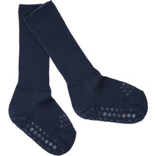 GOBABYGO Skridsikre Strømper -  Merino Uld - Midnight blue