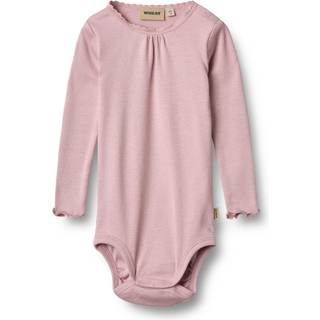 Wheat Lotta Ribbet Baby Body Lavender Mist 62 cm  Lilla  62 cm  Unisex