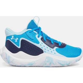 Under Armour Jet '23 Grade School Basketball Shoes Electric Blue / Midnight Navy / Stream 37.5