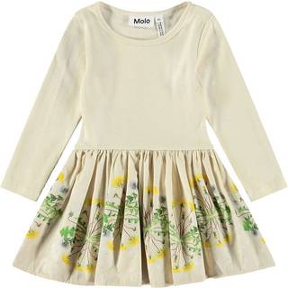 Molo Candi Long-Sleeved Dress Baby Dandelion 104cm  Beige  104 cm  kvinde