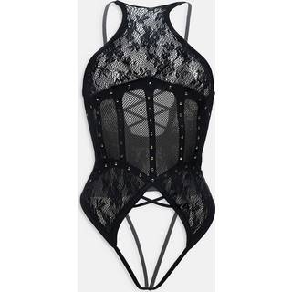Ann Summers Ann Summers Black Deep Devotion Lace Crotchless Body