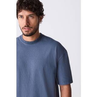 Next Blue Garment Dye Heavyweight Relaxed Cotton T-Shirt