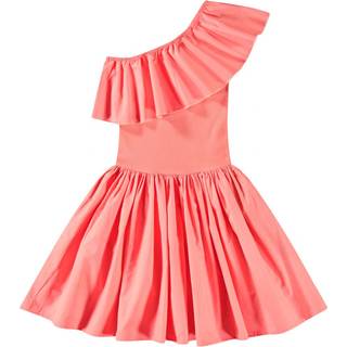 Molo Chloey Short Sleeve Dress Warm Coral 134/140 cm  Lyserød  134/140 cm  kvinde